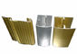 Silvery / Golden Industrial Aluminium Profile With Cutting / Punching / Drilling